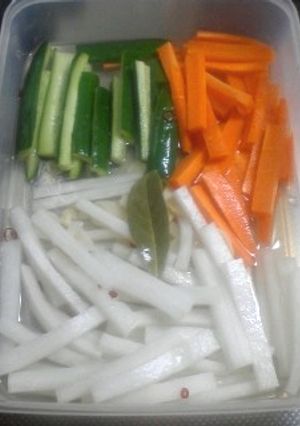 簡単　いろんな野菜のピクルス（酢漬け）-レシピのメイン写真