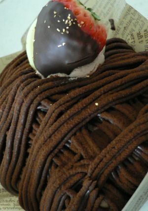 チョコモンブラン-レシピのメイン写真