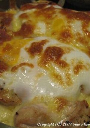 チキンとポテトの温たまチーズ焼き-レシピのメイン写真