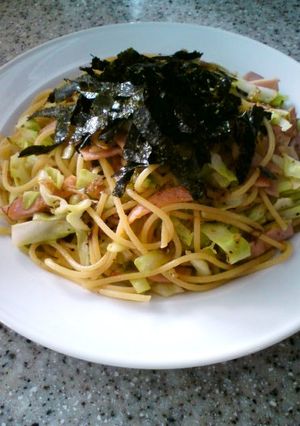 キャベツとハムの和風パスタ-レシピのメイン写真
