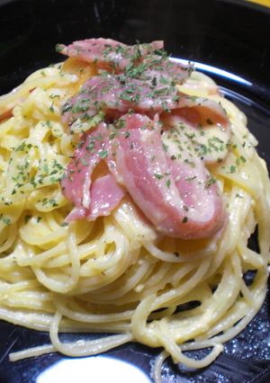 カルボナーラ-レシピのメイン写真