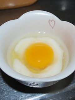 レンジで簡単 あっという間に 温泉卵-レシピのメイン写真