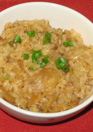 玉葱の炊き込みご飯-レシピのメイン写真