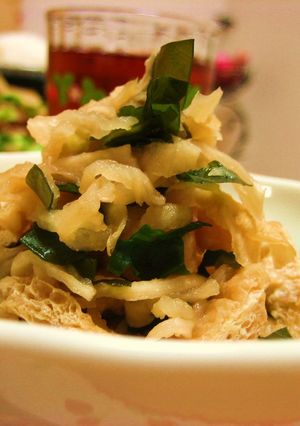 切干大根と薄揚げ、わかめの煮物-レシピのメイン写真