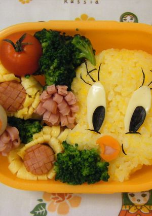 キャラ弁✿トゥイーティー✿-レシピのメイン写真