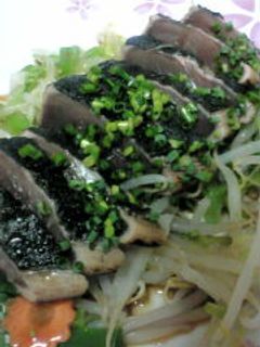 野菜と一緒に☆かつおのたたき-レシピのメイン写真