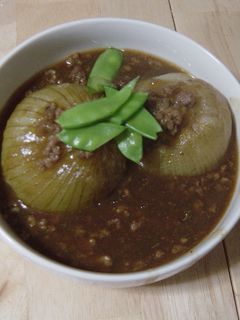 新玉葱カレーそぼろ餡-レシピのメイン写真