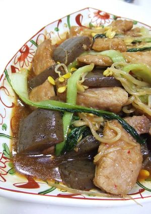 こんにゃくと豚肉のピリッと炒め♪-レシピのメイン写真