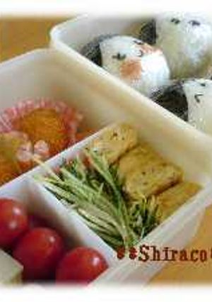 ♪お弁当♪（キャラ弁）おにぎり子ちゃん-レシピのメイン写真