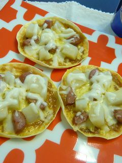 餃子の皮で★カレーピザ-レシピのメイン写真