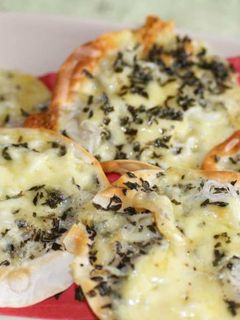 しらすと餃子の皮でパリパリピザ-レシピのメイン写真