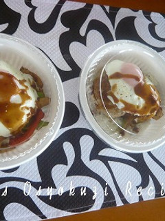 ロコモコ弁当-レシピのメイン写真