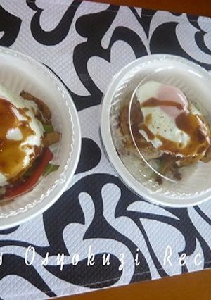 ロコモコ弁当-レシピのメイン写真