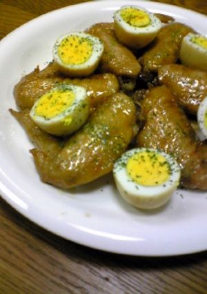 手羽先と卵のリンゴ酢煮-レシピのメイン写真