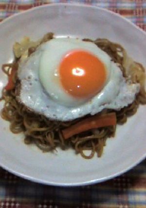 横手やきそば風たまごのせやきそば-レシピのメイン写真