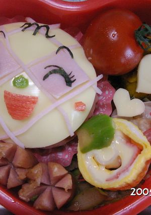 キャラ弁 メロンパンナちゃん-レシピのメイン写真