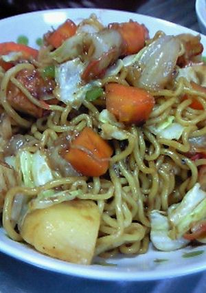 ゴロゴロじゃがいもで！ホクホク焼きそば♪-レシピのメイン写真