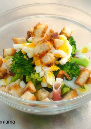 焼くだけ簡単♪ヘルシー♬我が家のクルトン-レシピのメイン写真