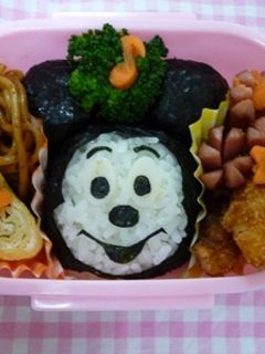 キャラ弁:超簡単!ミッキー弁当-レシピのメイン写真