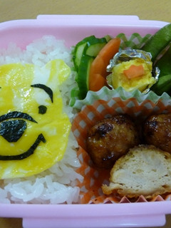 キャラ弁:超簡単!プーさん弁当-レシピのメイン写真