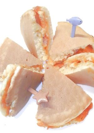ちびっこ大好き☆ホットケーキサンド☆-レシピのメイン写真