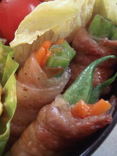 お弁当に★豚肉の野菜巻き照り焼き-レシピのメイン写真
