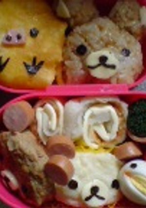 遠足弁当(*^_^*)リラックマ-レシピのメイン写真