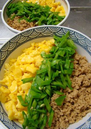 三色ご飯　（お子様舌系）-レシピのメイン写真