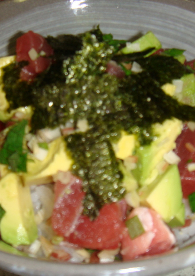 まぐろとアボガドの丼♪-レシピのメイン写真