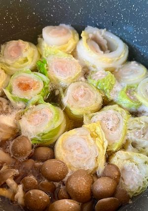【くるくる白菜ロールのスープ】-レシピのメイン写真