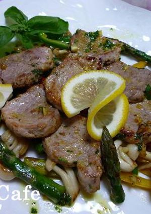 豚のヒレ肉と夏野菜のソテー-レシピのメイン写真