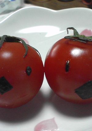 お弁当に♪プチトマトでカッパちゃん-レシピのメイン写真