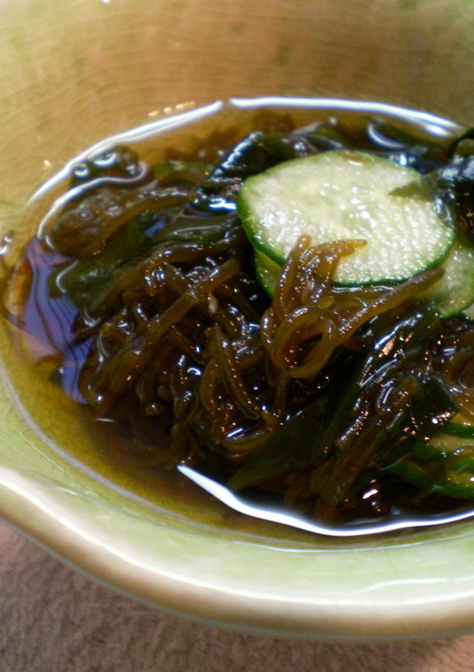 沖縄もずくの酢の物-レシピのメイン写真
