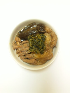 卵巾着&茄子&鶏肉の煮物-レシピのメイン写真