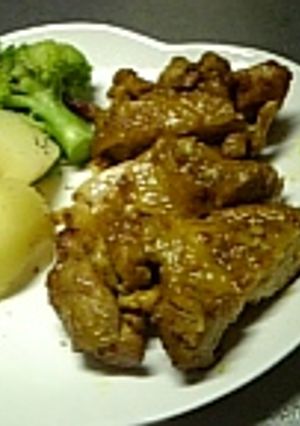ｽﾊﾟｲｼｰ☆鶏肉のｶﾚｰﾏﾖ焼き☆-レシピのメイン写真