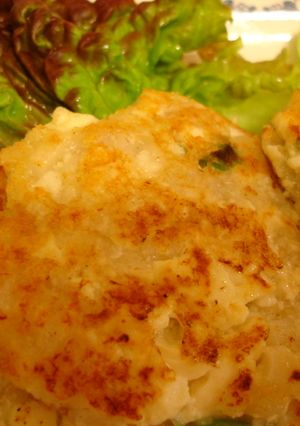 玄米とレンコンのふわふわ豆腐ステーキ-レシピのメイン写真