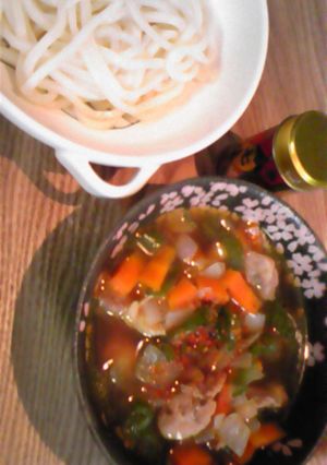 おうちにあるもので☆つけうどん-レシピのメイン写真
