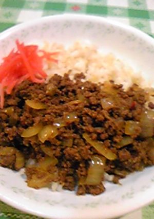 ミートライス【牛挽き肉と玉ねぎだけ】-レシピのメイン写真