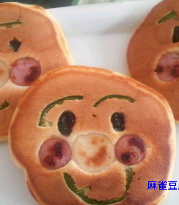 アンパンマンのホットケーキ-レシピのメイン写真