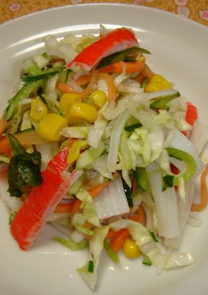 簡単☆野菜たっぷりサラダ♪-レシピのメイン写真
