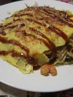 焼きうどん♪お好焼き風♪-レシピのメイン写真