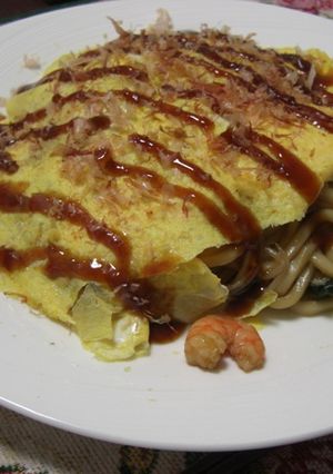 焼きうどん♪お好焼き風♪-レシピのメイン写真