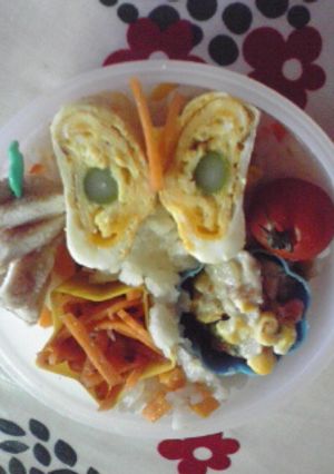 もっ最高！かわいいちょうちょ♪キャラ弁-レシピのメイン写真