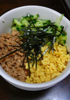 超簡単な3色丼-レシピのメイン写真