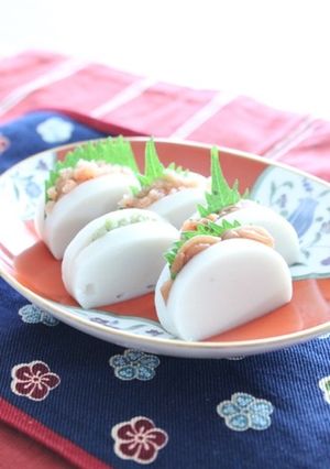 おつまみ＆お弁当に☆梅しそかまぼこ-レシピのメイン写真