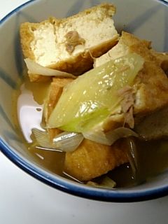 厚揚げのほんのりカレー煮-レシピのメイン写真