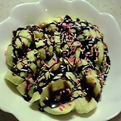 รูปของ お手軽♪　チョコバナナ