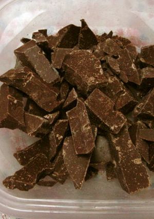 荒技＊塊チョコの無駄ない砕き方-レシピのメイン写真