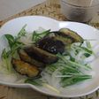 新玉で☆揚げナスのっけ盛り♪