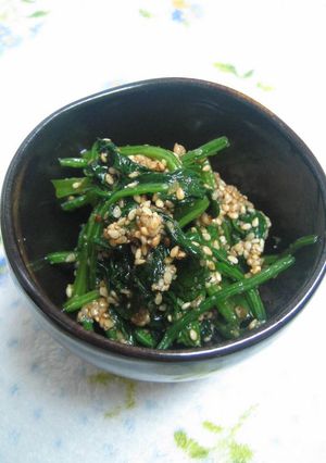 ほうれん草のごま和え-レシピのメイン写真